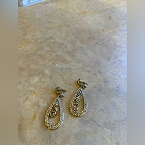 Oval Crystal earrings
